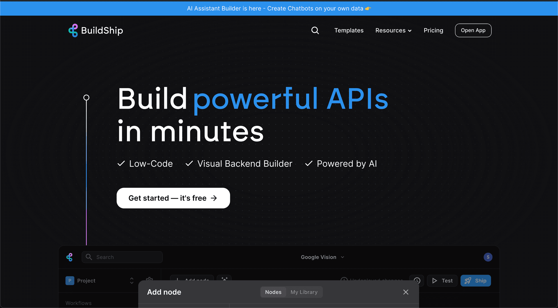 Buildship landing page